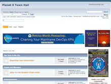 Tablet Screenshot of planetxtownhall.com
